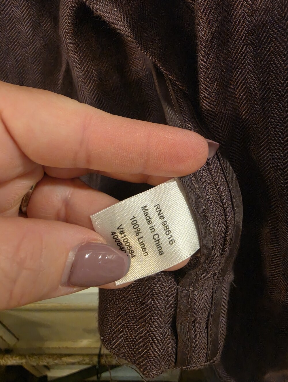 Coldwater Creek Linen Jacket - Picture 3 of 4